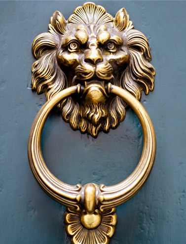 Utopia brass door knocker